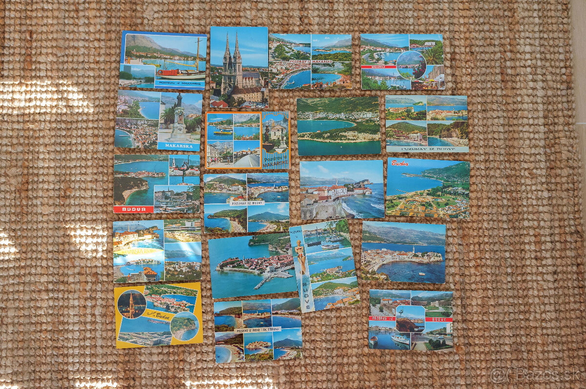 Staré prázdninové pohľadnice Juhoslávia, Chorvátsko - 7