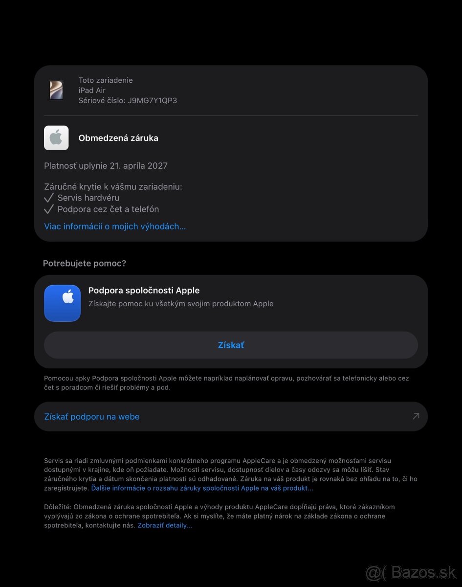 Predám iPad Air 11 M3 256gb Cellular - 7