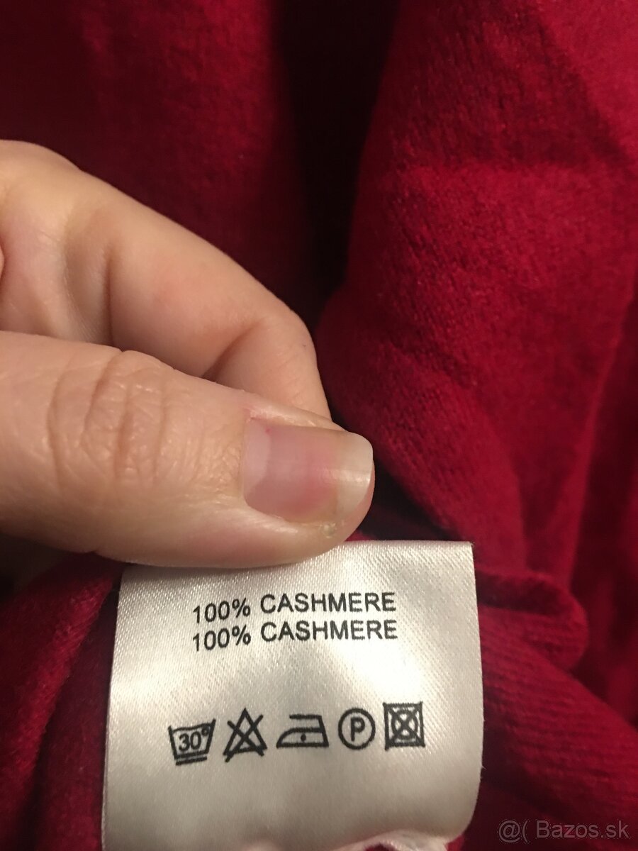 100%KASMIROVY damsky vinovy svetrik M/L - 7