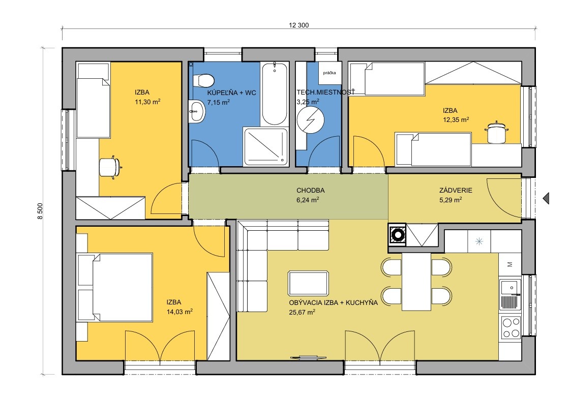 NOVOSTAVBA RODINNÝ DOM ŽUPKOV, okres Žarnovica - 7