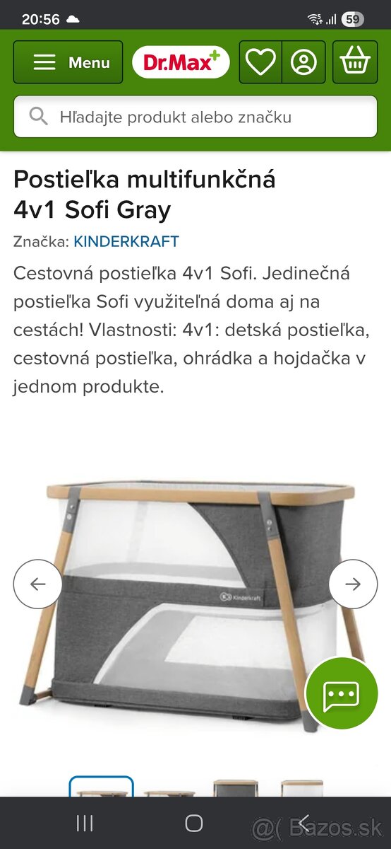 Postielka Kinderkraft 4V1 - 7