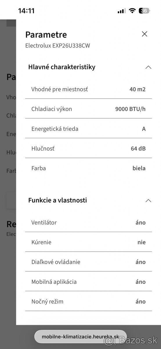 Klimatizácia ChillFlex Pro prenosná Electrolux - 7