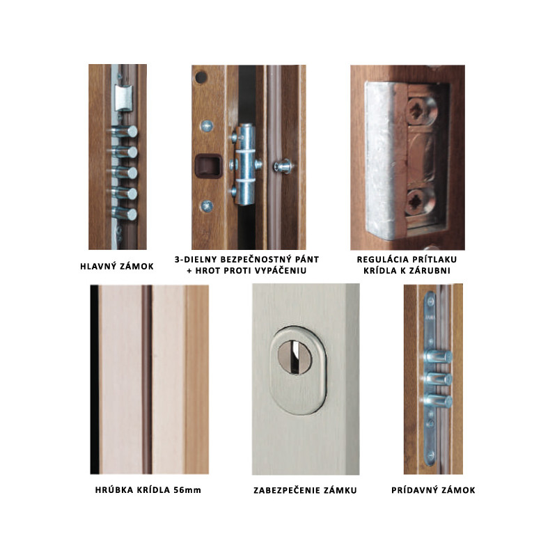 Bezpečnostné akustické dvere do bytov - 7