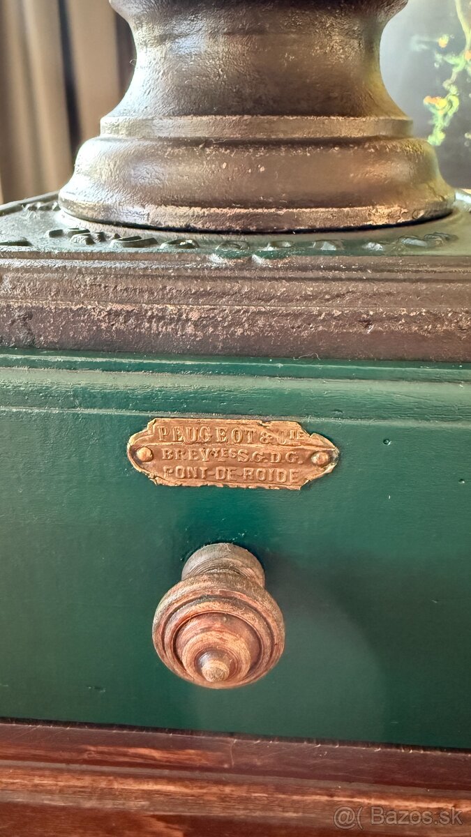 Historický mlynček na kávu Peugeot Roide No.1 - 7