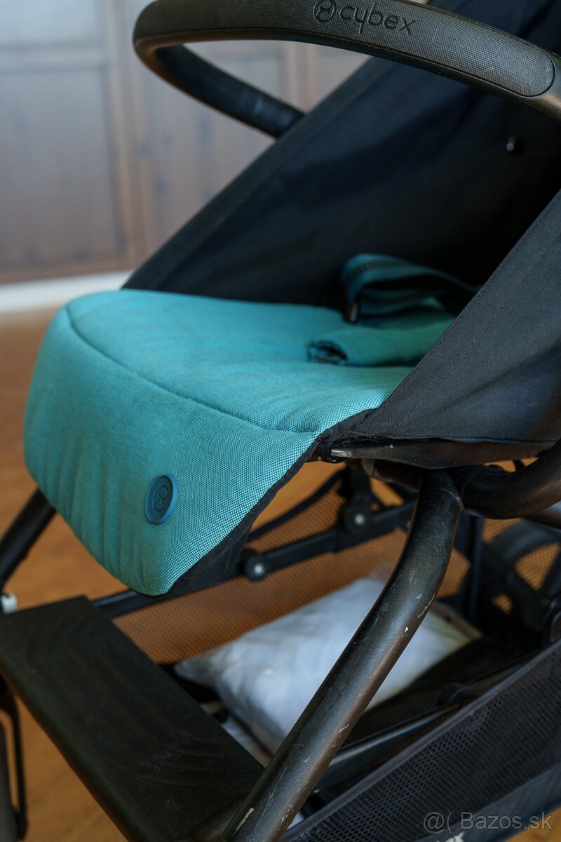 Kočík CYBEX EEZY S+ 2 River blue s príslušenstvom - 7