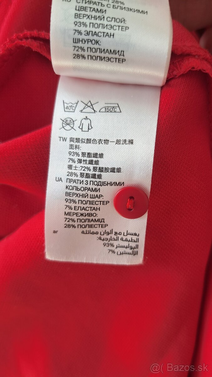 Červené spoločenské šaty H&M - 7