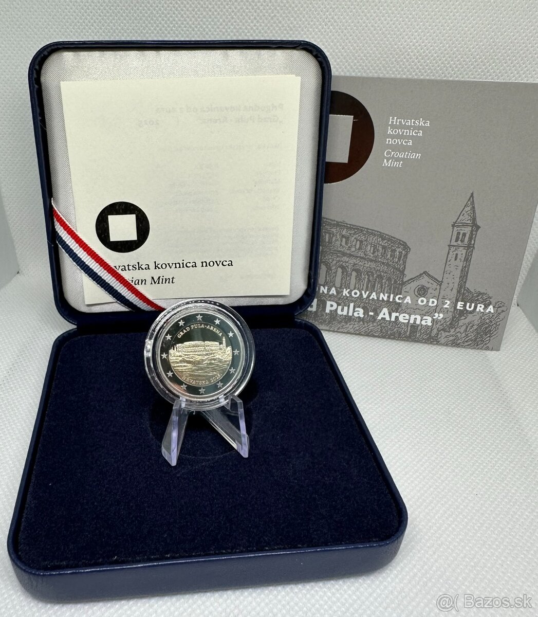2 euro mince CHORVÁTSKO v PROOF - 7