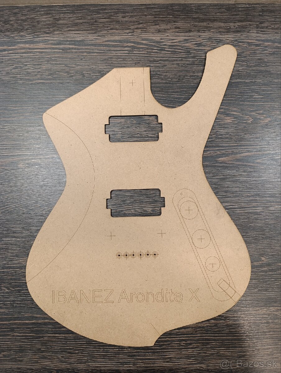 Šablóny pre výrobu gitary - 7