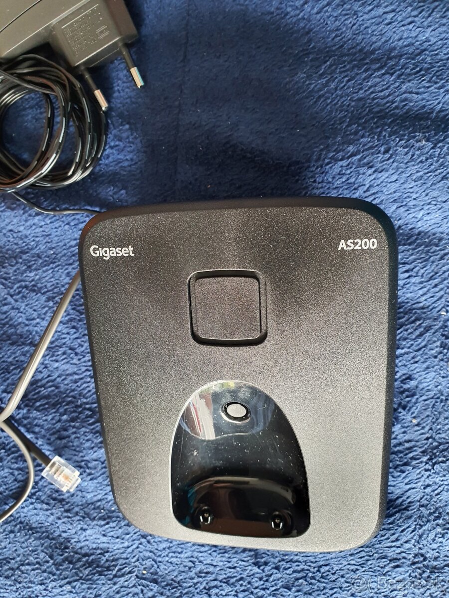 Pevná linka - prenosný, tlačítkový telefón Gigaset AS200 - 7