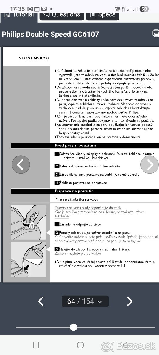 Parná žehlička Philips - 7