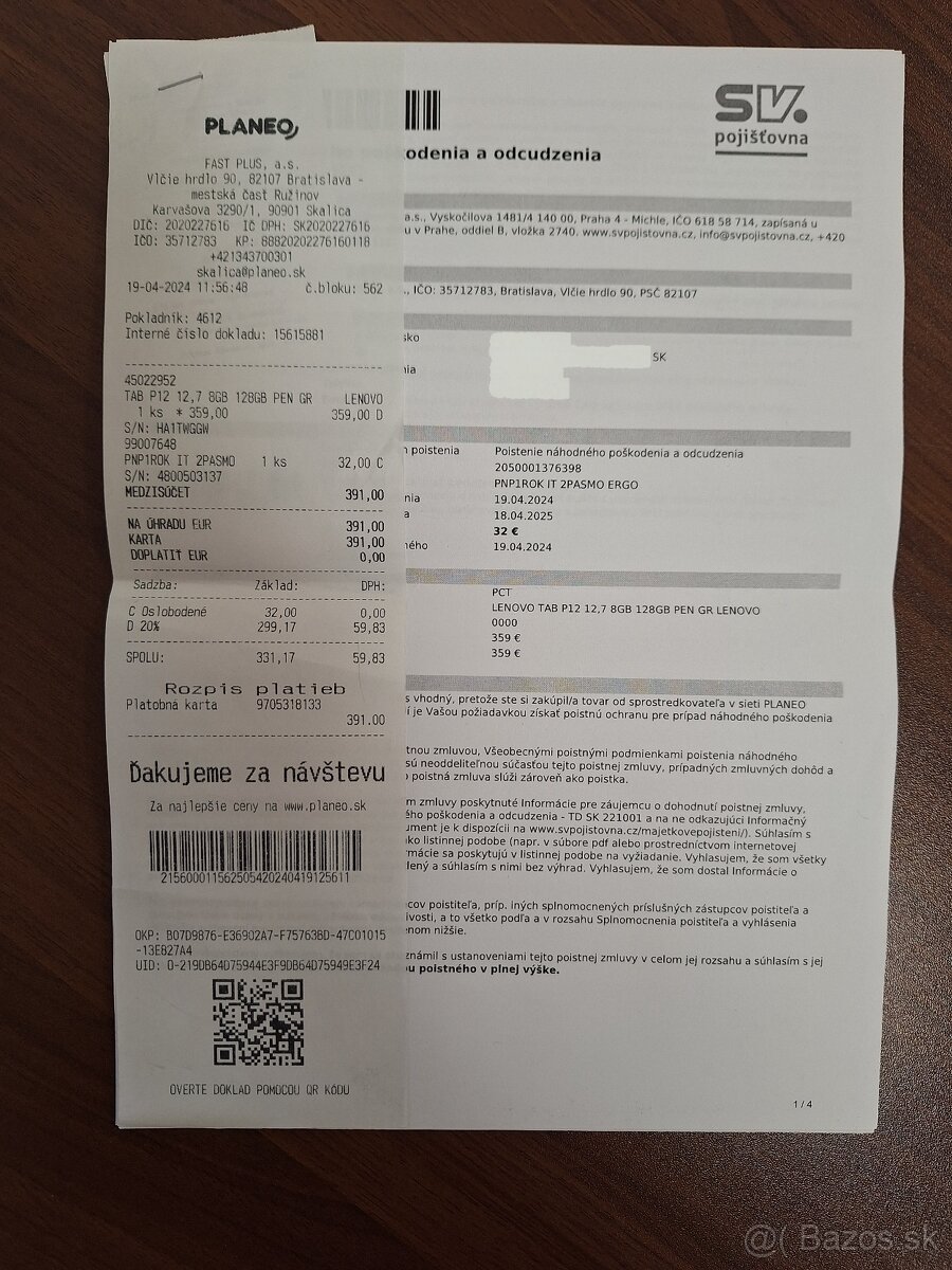 Lenovo Tab P12 8GB/128GB, záruka do 4/2026 - 7