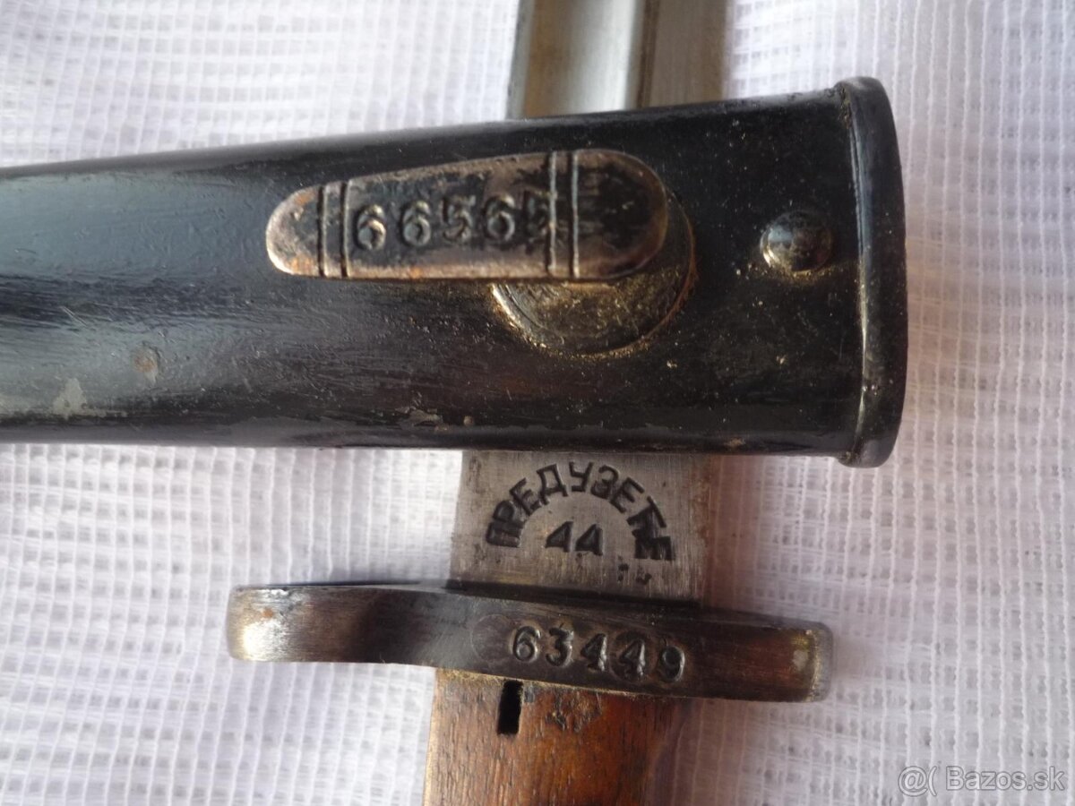 Bodák juhoslovanský k puške Mauser - 7