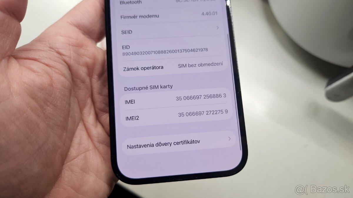 Apple iPhone 14 Pro 1TB - nejde faceID, nová batéria - 7
