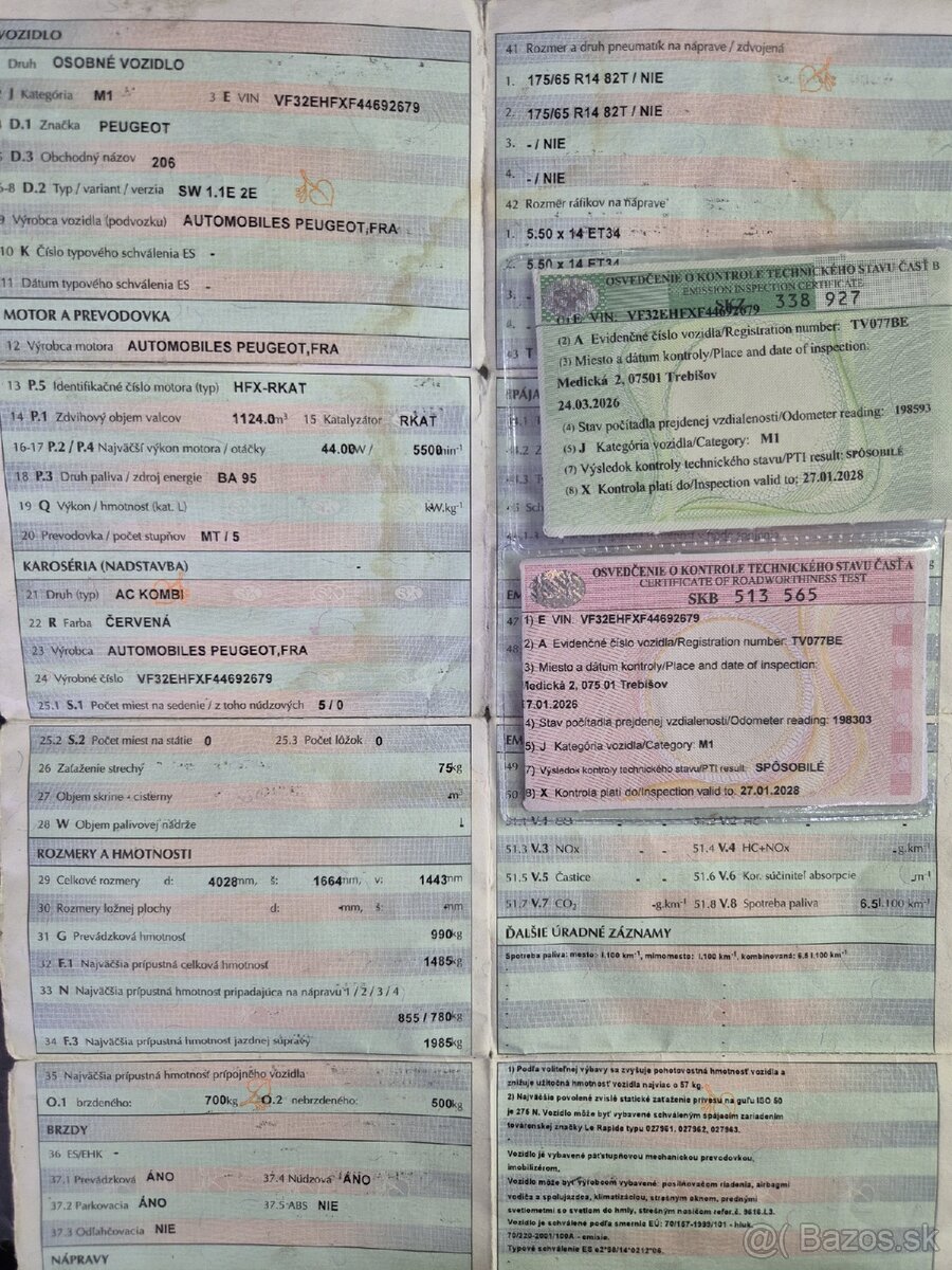 Peugeot 206 sw Nová STK - 7