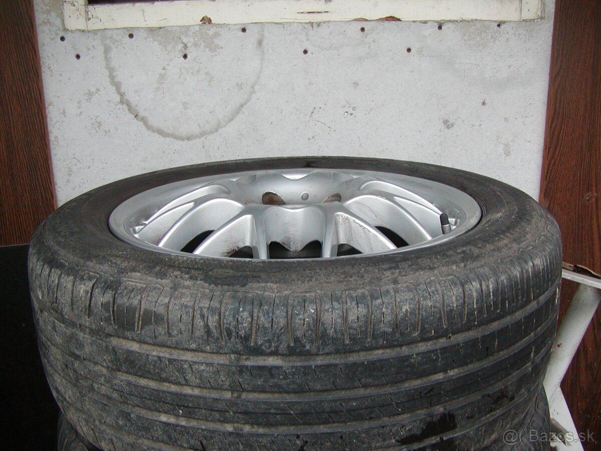 Sada diskov 4x100 r16 s letnými pneumatikami - 7