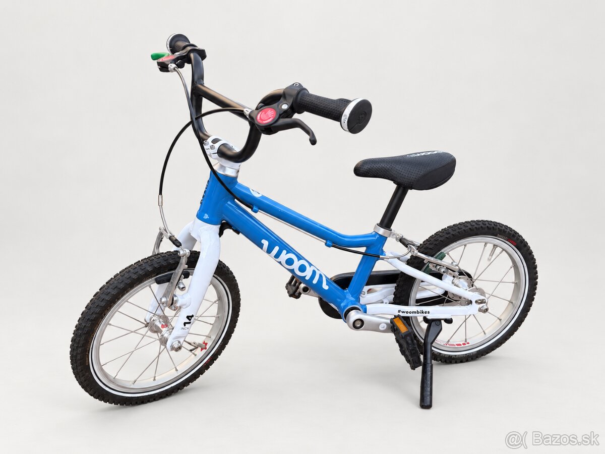 Detský bicykel WOOM 2 – 14″, modrý - 7