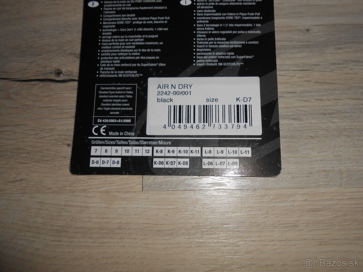 Predam nove damske GORE TEX rukavice HELD AIR N DRY - 7