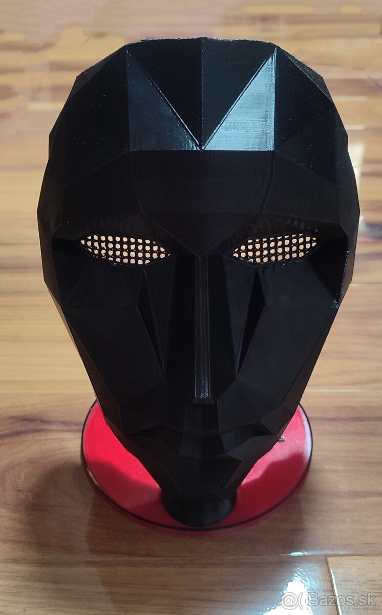 3D tlačená maska Squid Game + stojan na masku - 7