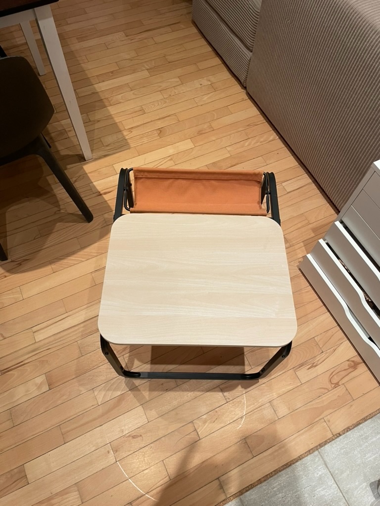 Príručný stolík, antracit/brezový efekt żltá - OLSERÖD - 7