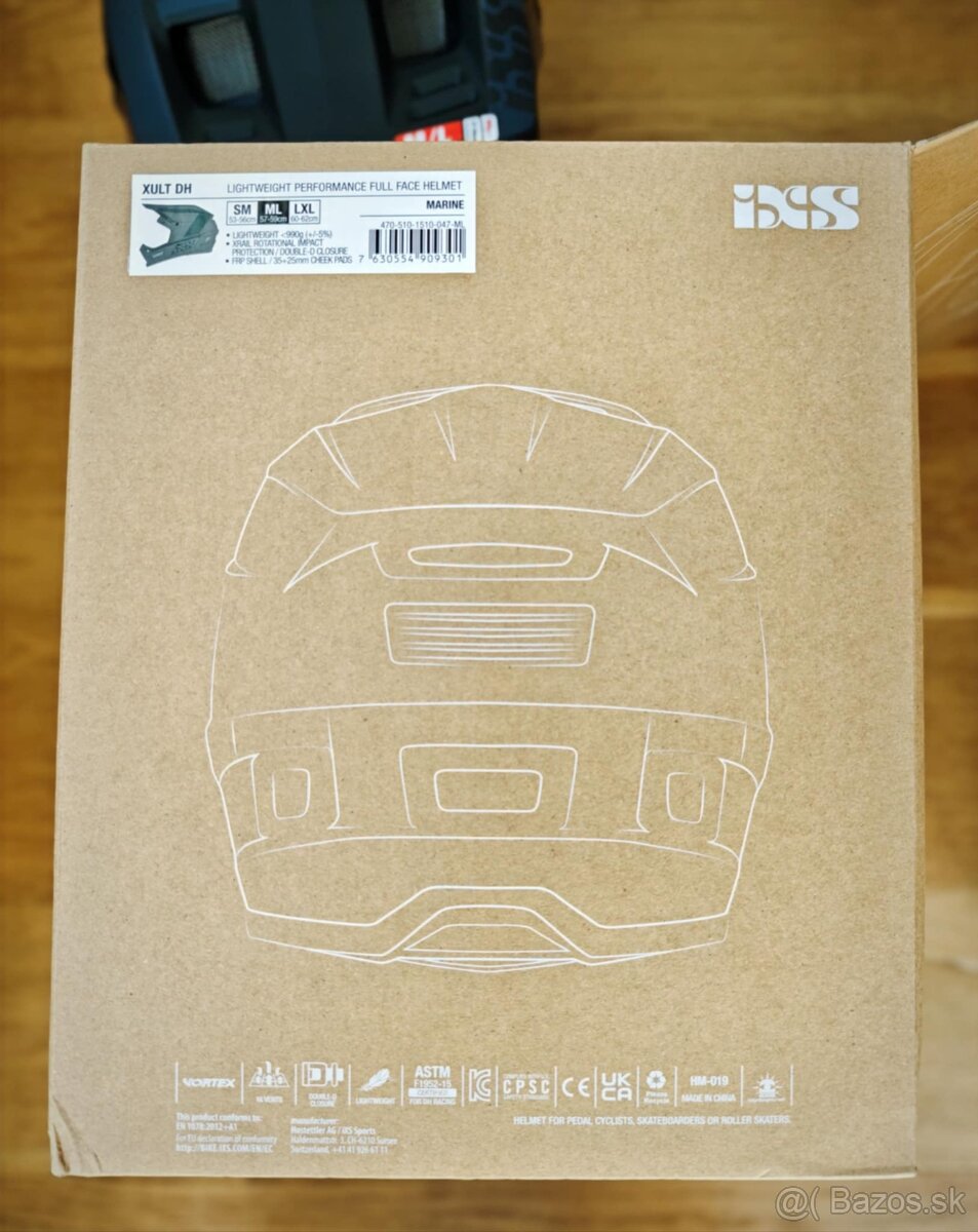 IXS XULT DH fullface integrala prilba, nová - 7