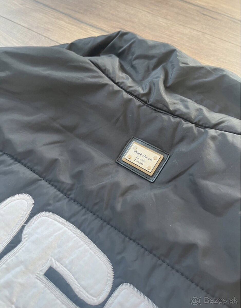 Damska cierna oversized bunda QUEEN, vel. L - 7