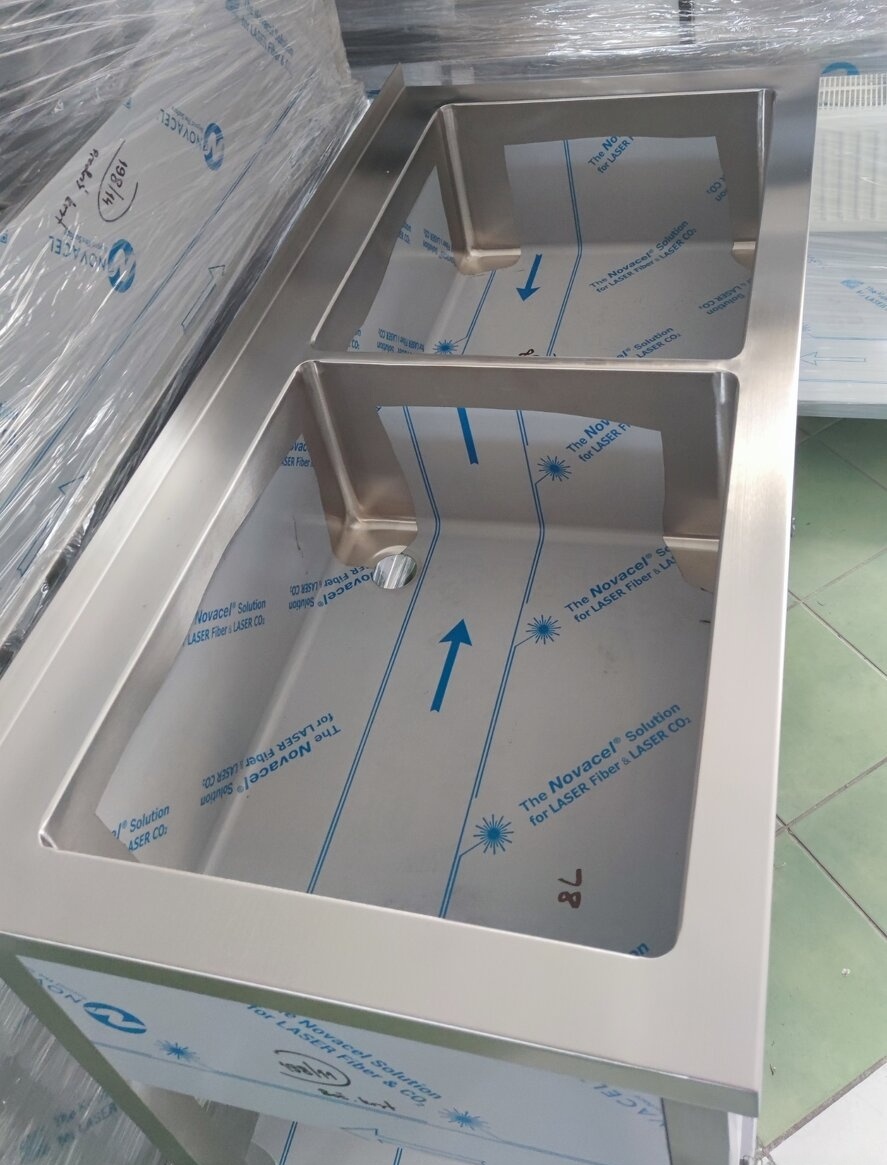 Nerezový drez, umývací stôl - 7