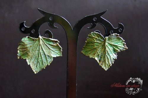 Šperky - pokovené prírodniny - zn. NATURE IN DROP - 7