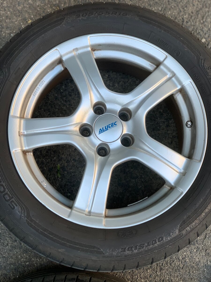 5x100 7Jx16H2 ET38, 205/55 R16 91V - 7