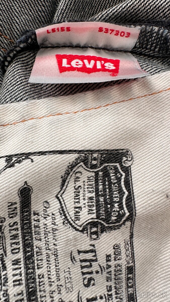 Nové pánske,kvalitné džínsy LEVIS 501 - veľkosť 38/32 - 7