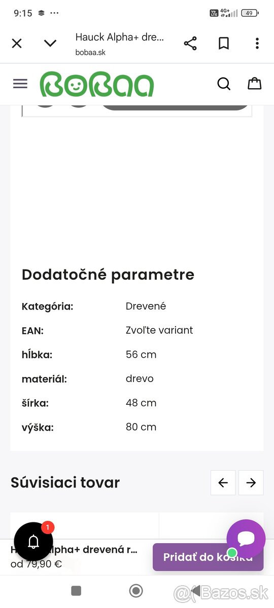 Detská jedálenská stolička Hauck - 7