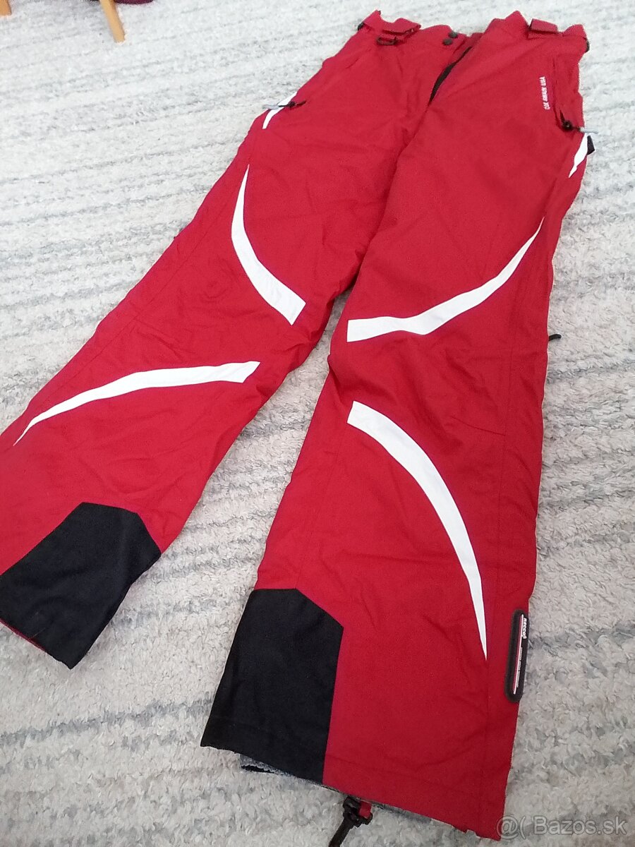 Lyžiarske nohavice červené - 7