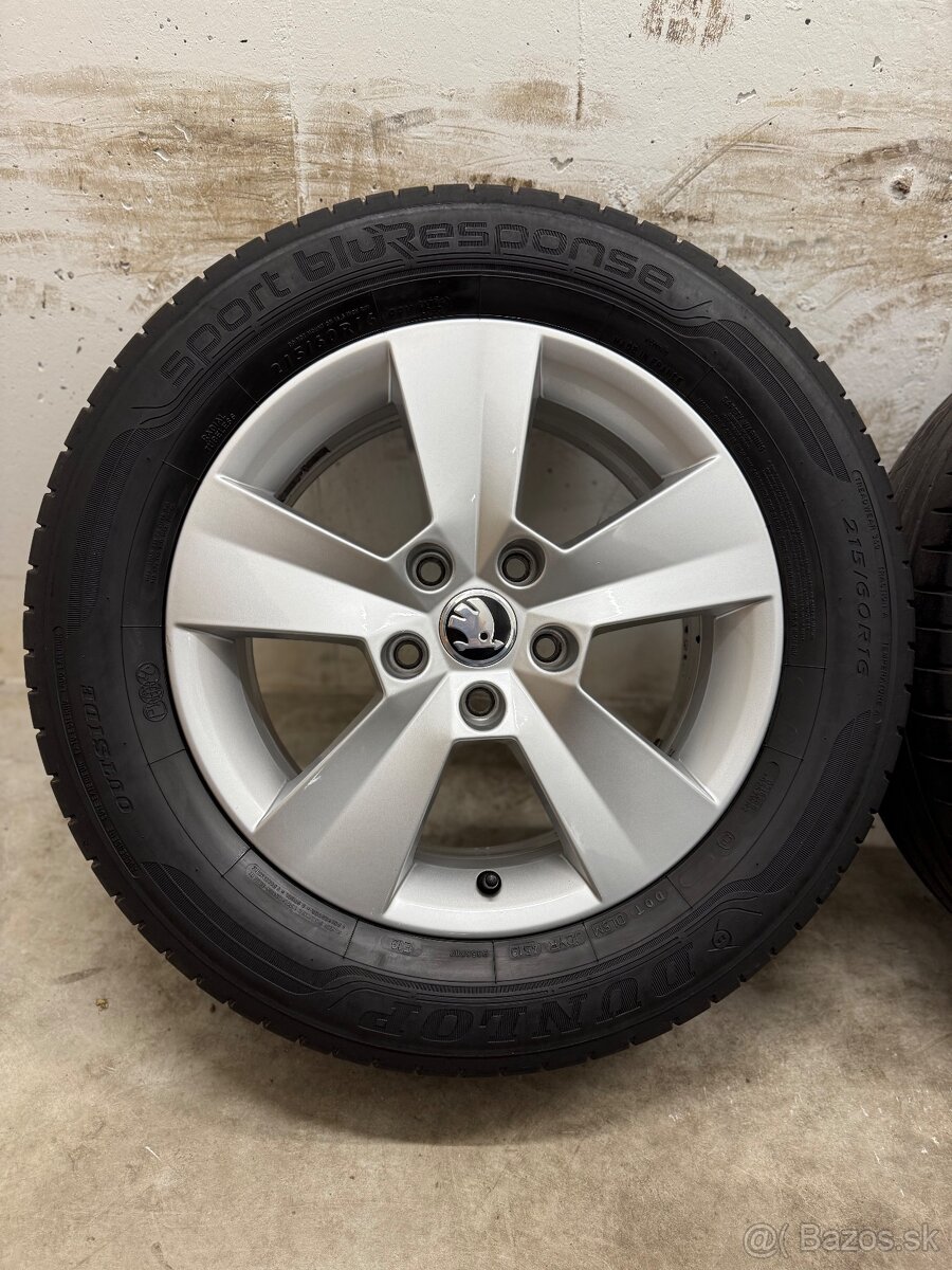 Letná sada 5x112 R16 ,215/60/16 Škoda Superb 3 / Passat B8 - 7