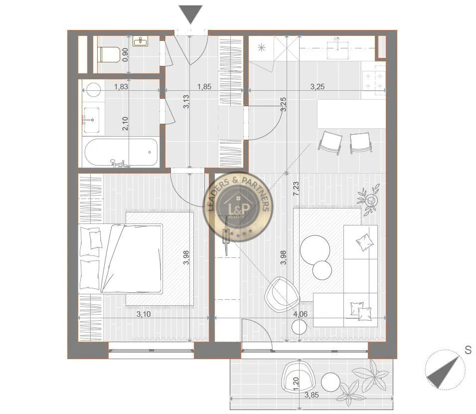Veľkometrážny 2-izb. na prenájom | NA PIESKU, BA II - 7