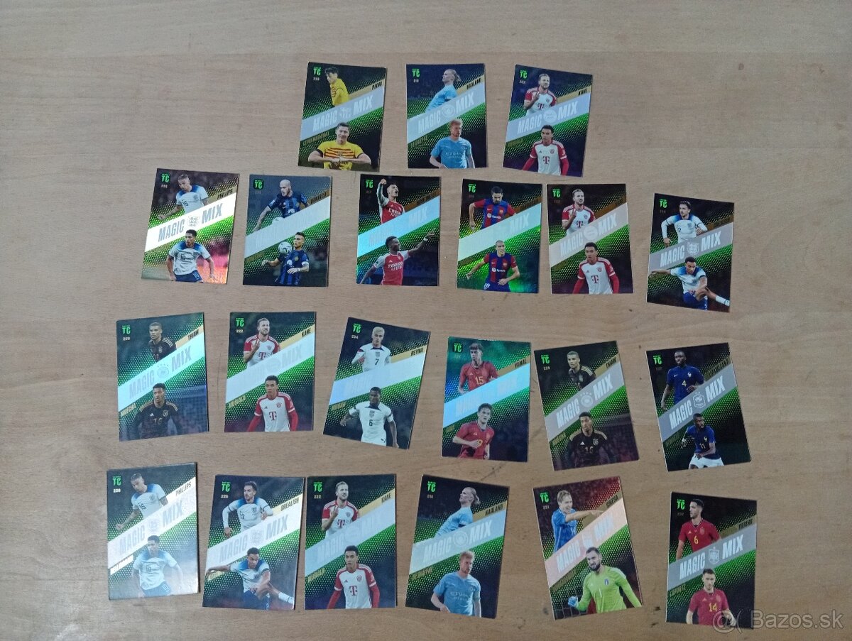 Predám futbalové karty Top Class - 7