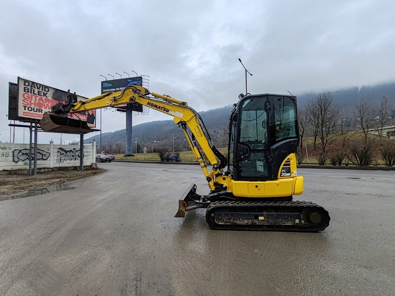 KOMATSU PC35MR-5 - pásový minibáger - 7