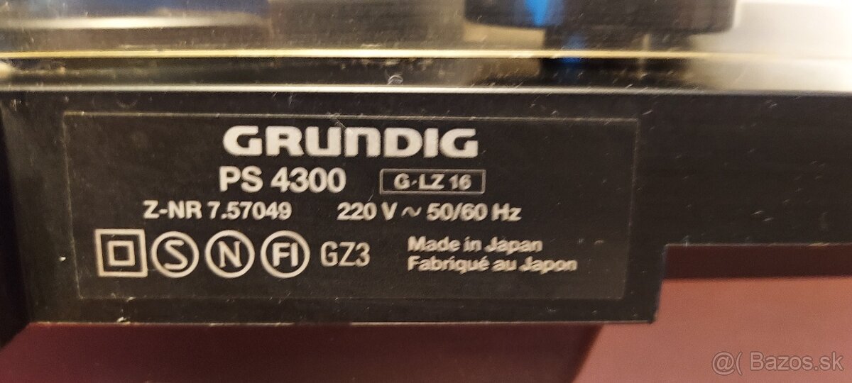 Predám vintage gramo Akai a Grundig - 7