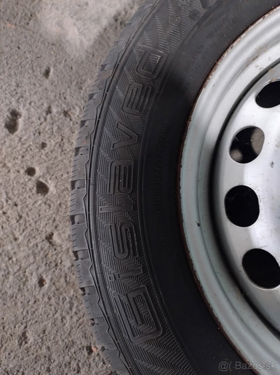 195/65 R15 zimné pneu + disky 5x112 7mm - 7
