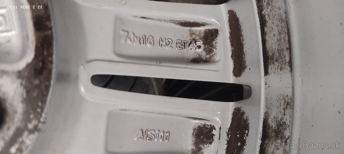 Hliníkové disky VW Adelaide 5X112 R16 - 7