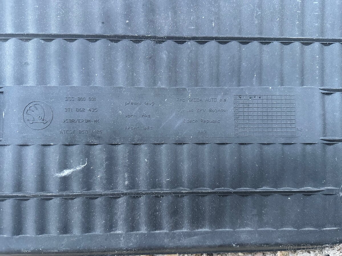 Škoda superb gumené rohože - 7