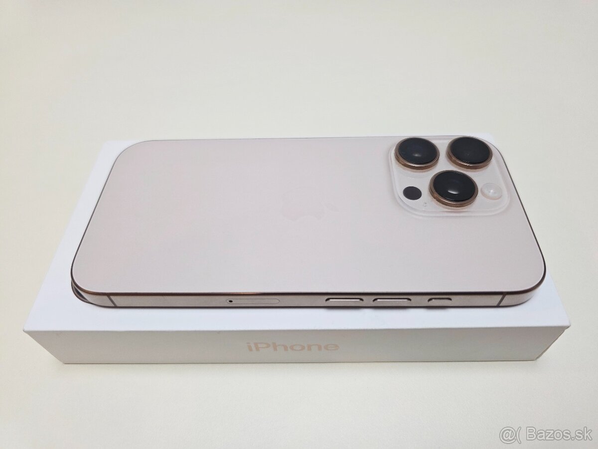 APPLE IPHONE 16 PRO 256GB ,DESERT TITANIUM,BATERKA 99% - 7