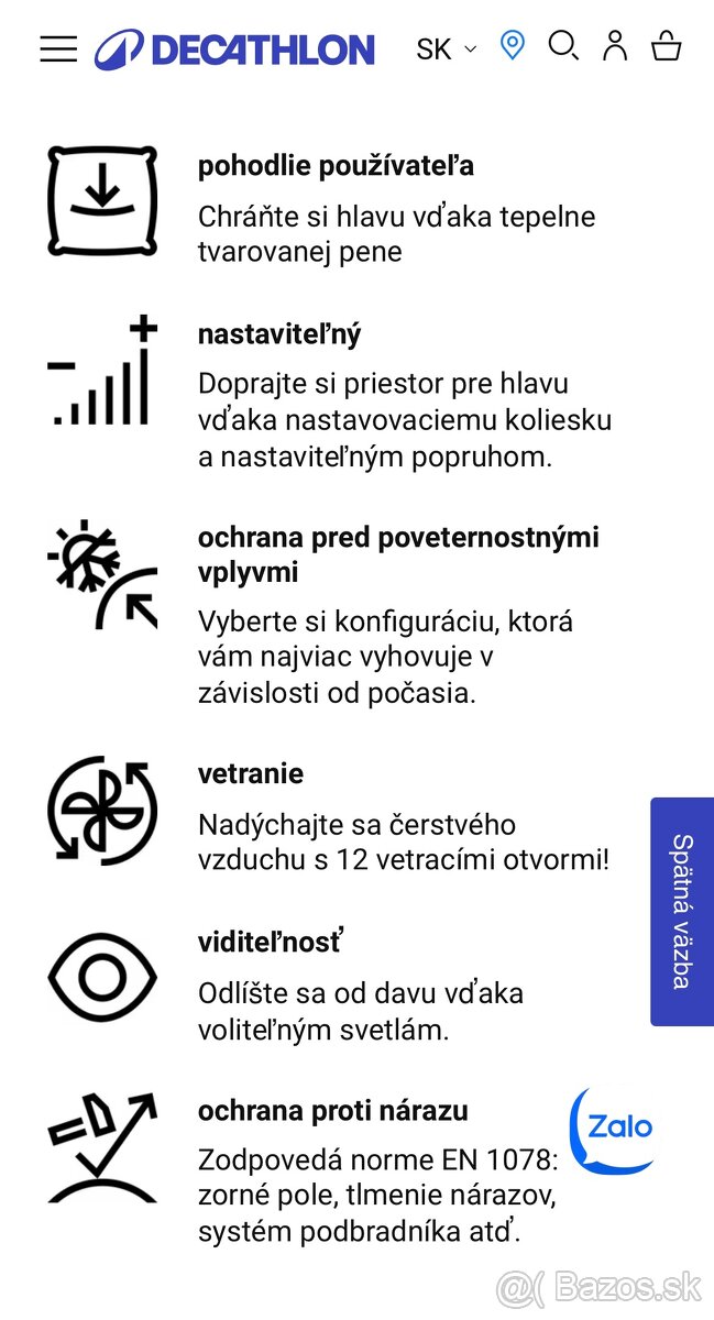 ZIMNA PRILBA DECATHLON - 7