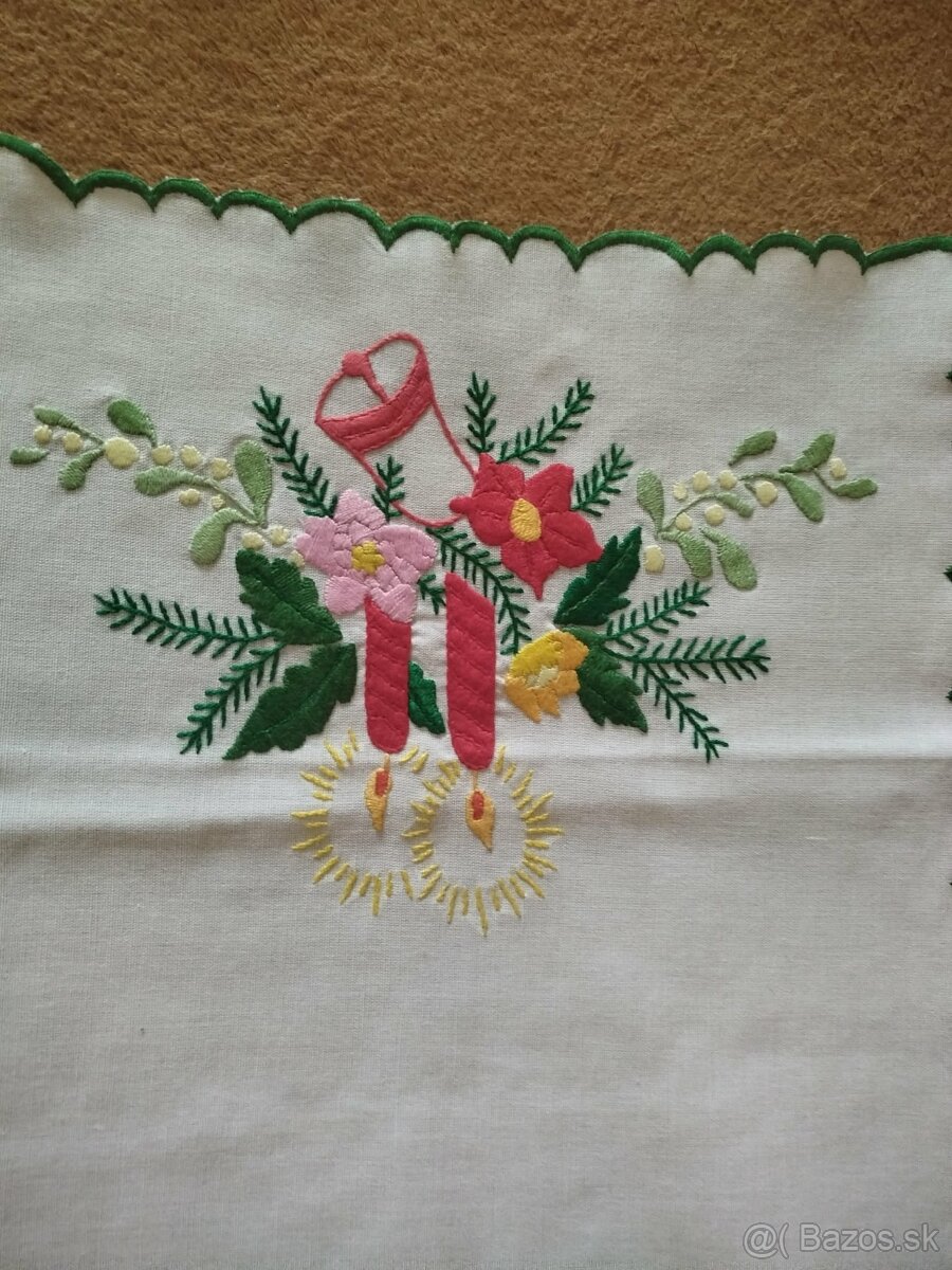 Ručne vyšívané obrusy. - 7