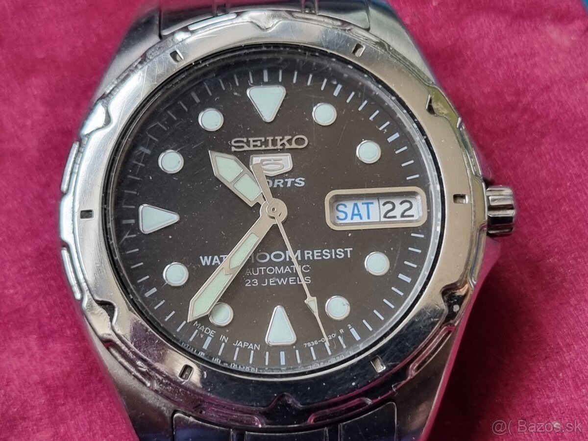 N.hodinky,seiko sports,automat. - 7