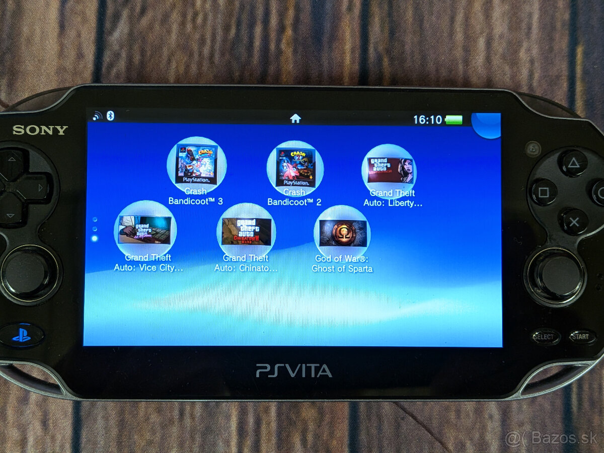 Playstation Vita OLED, 8GB, hry Crash, GTA, God of War - 7
