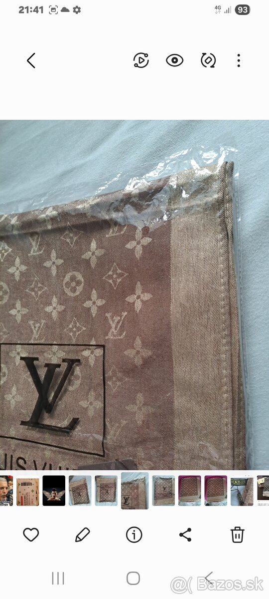 Obrovsky sal , satka, pled Louis vuitton - 7