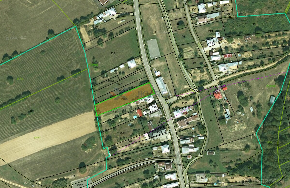 Na predaj stavebný pozemok - 2050 m² v obci Karná cca.15min. - 7
