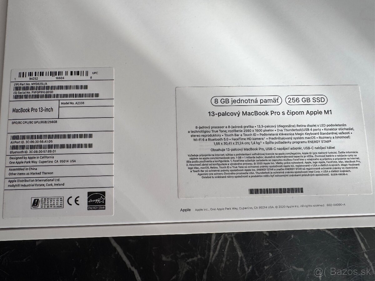 Macbook PRO M1 13" space grey touchbar - 7