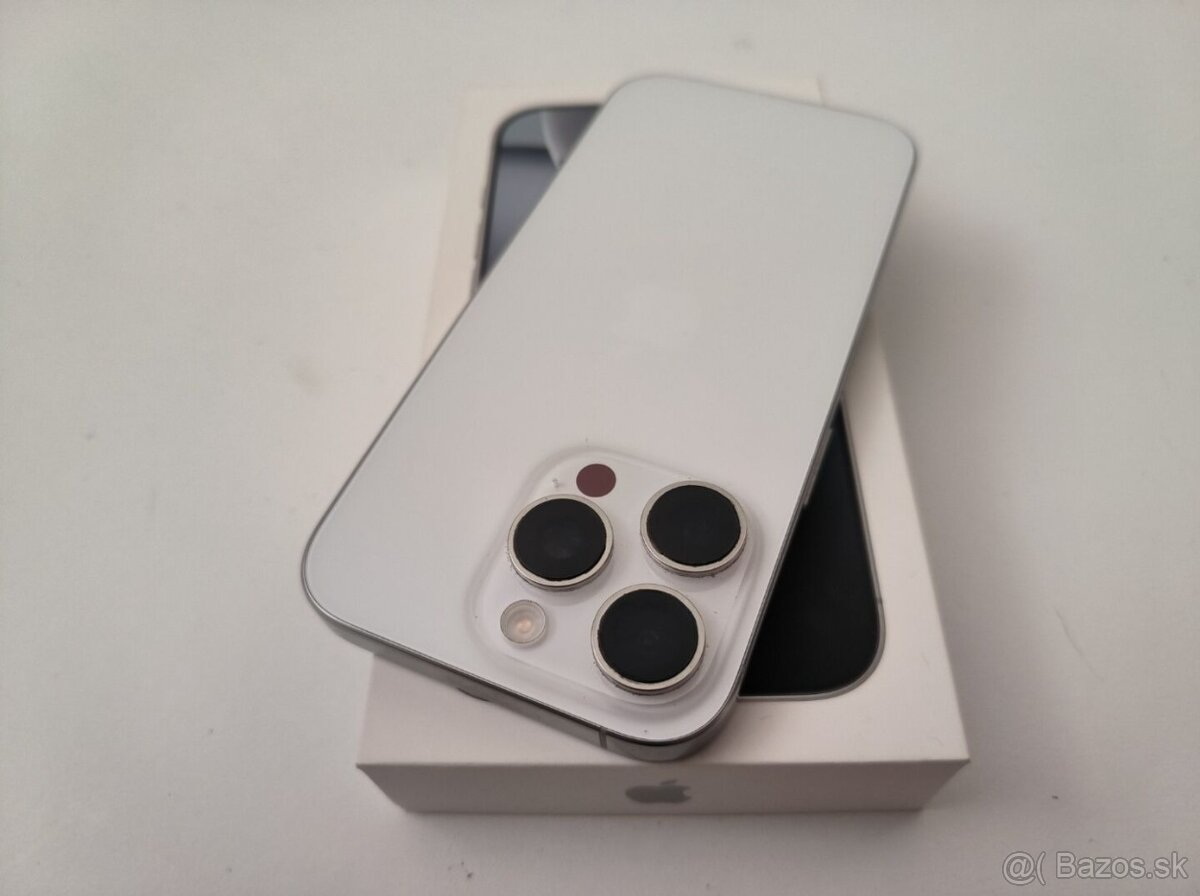 apple iphone 16 PRO 128gb White Titanium 92% Batéria - 7