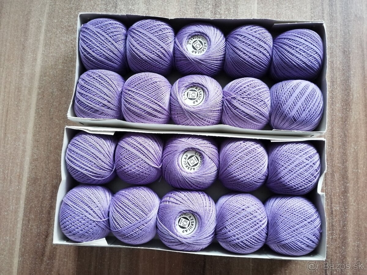 Bavlnky na vyšívanie, pletenie - 7