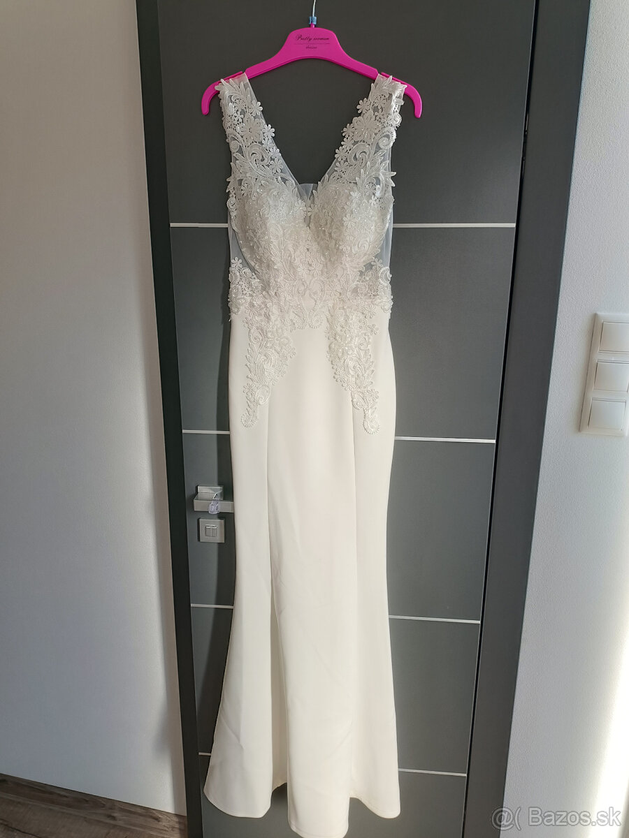 Svadobnbé šaty XS/34 - 7
